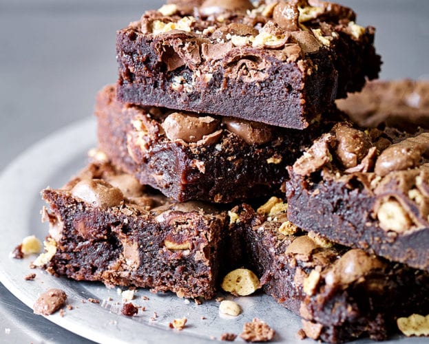 Tea and biscuit brownies
