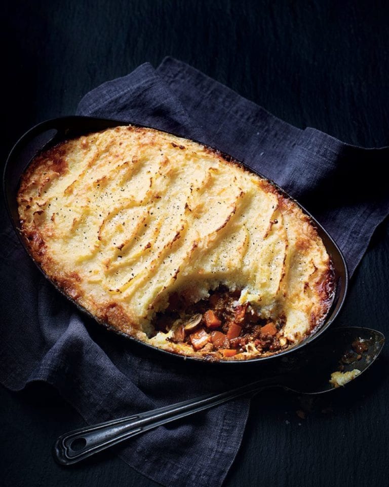 Healthier shepherd’s pie