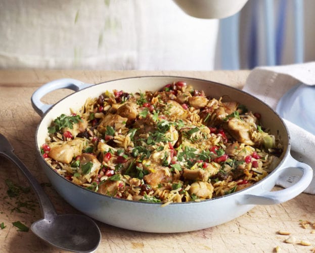 Persian chicken pilaf