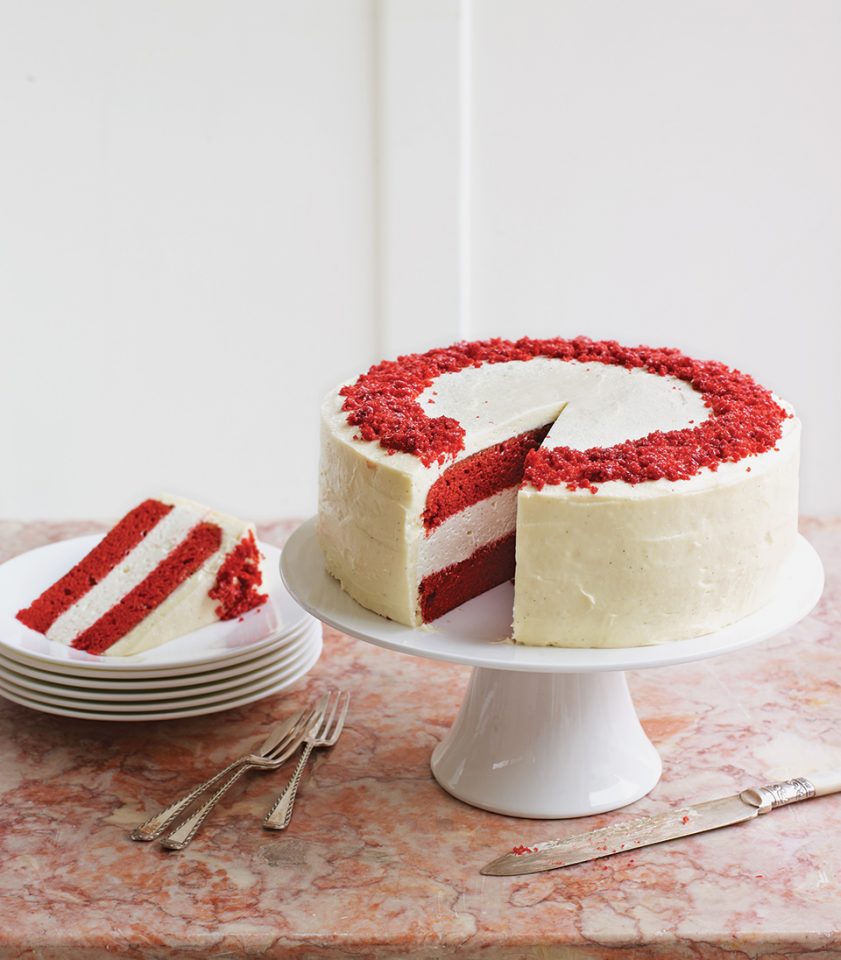 Red velvet cheesecake video recipe delicious. magazine