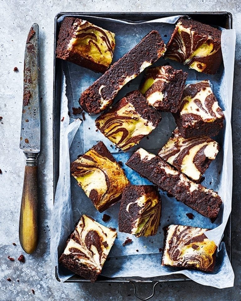 Eric Lanlard’s cream cheese brownies – video