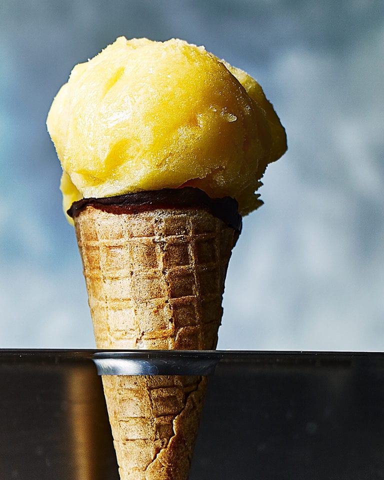 Mango sorbet