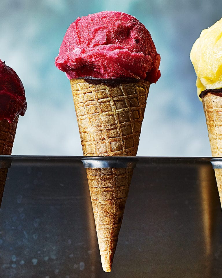 Berry sorbet on sale ice cream maker