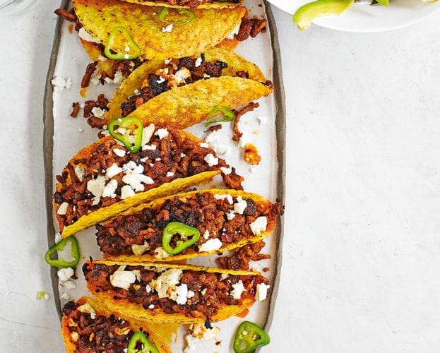 harissa lamb tacos