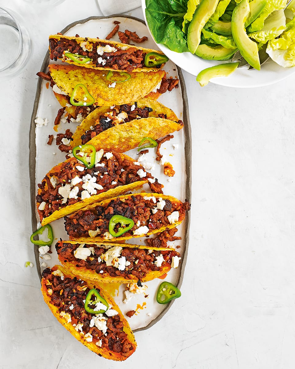 Harissaspiced lamb tacos recipe delicious. magazine