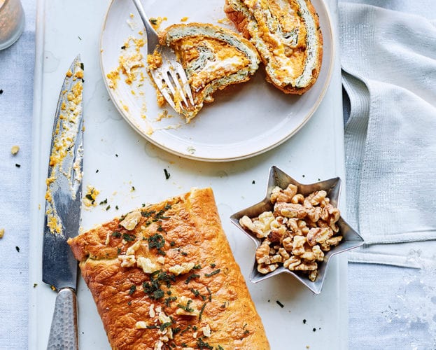 Butternut squash roulade