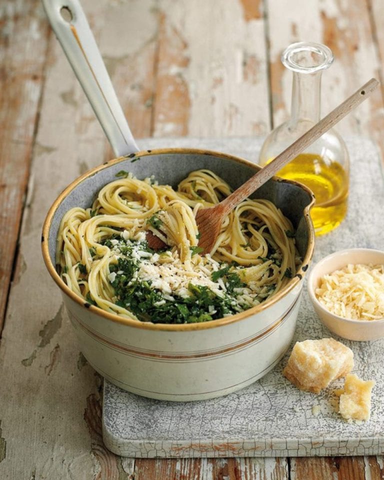 Lemon and parsley linguine – video