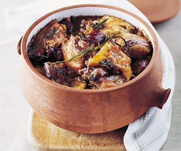 Normandy-style pork and cider casserole