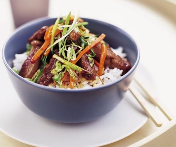 Speedy chilli turkey stir-fry