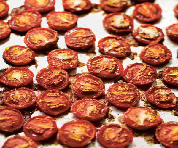 Oven-dried tomatoes