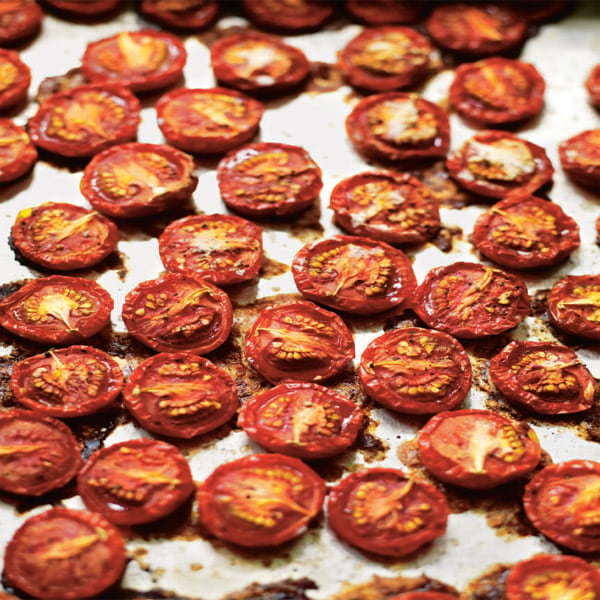 Oven-dried tomatoes