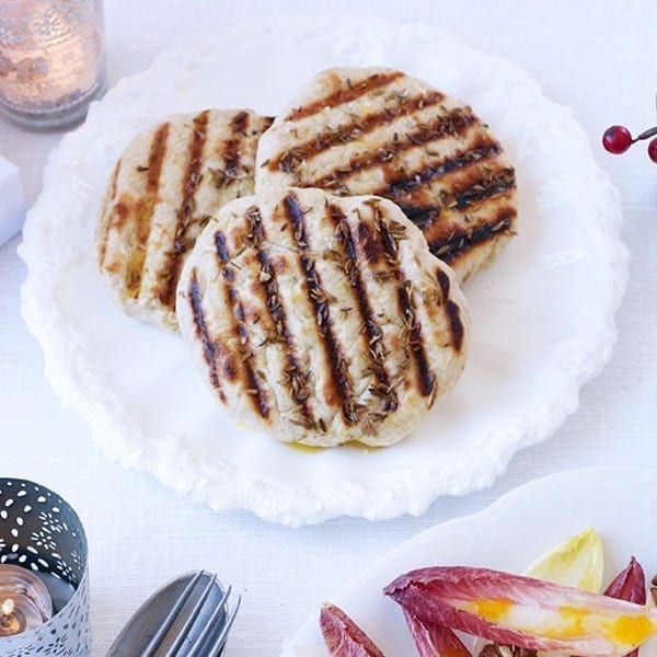 Cumin seed flatbreads