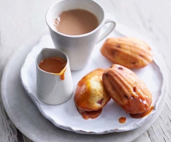 Cherry madeleines