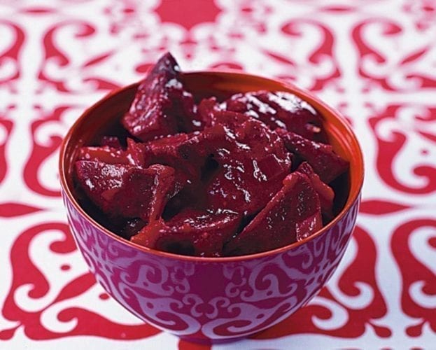 Beetroot, cumin and tomatoes