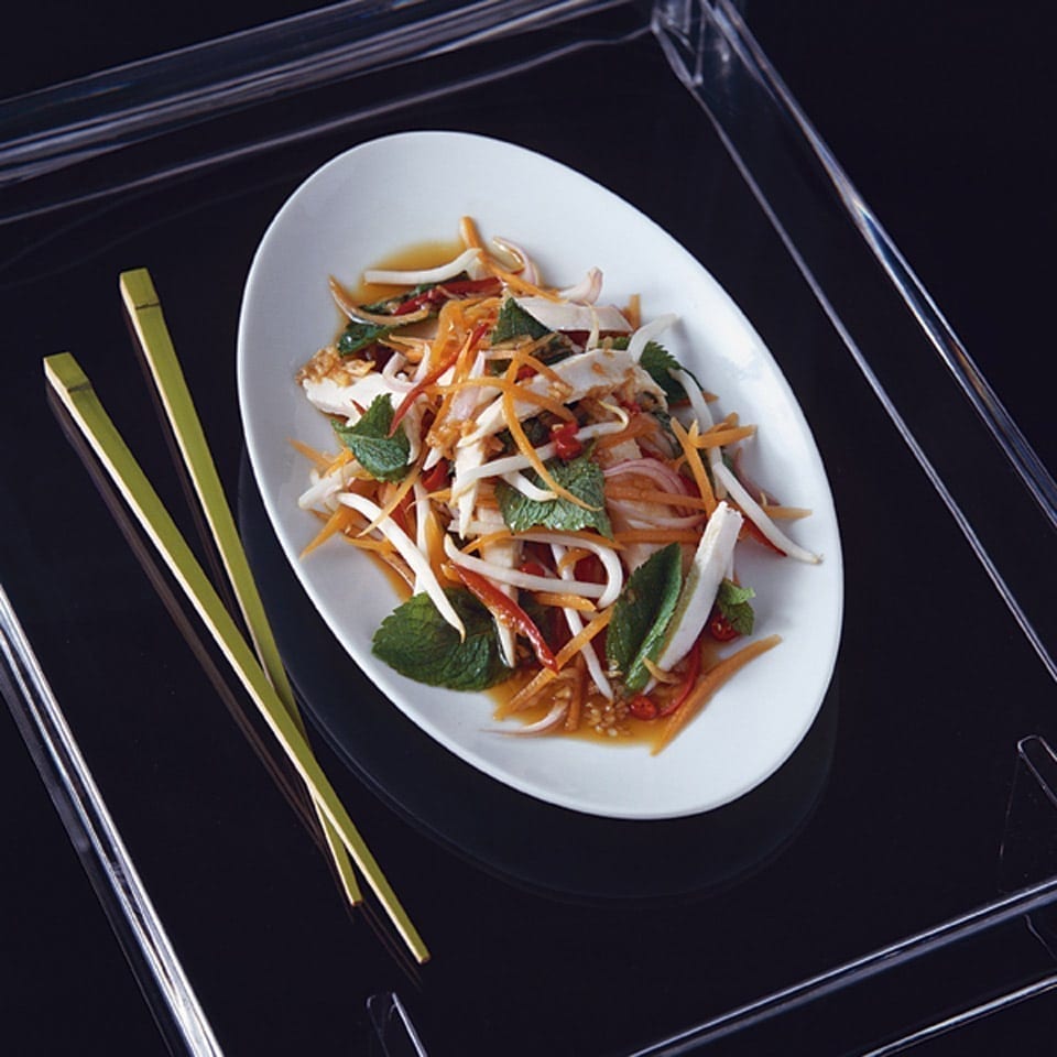 Vietnamese chicken salad with mint recipe | delicious. magazine