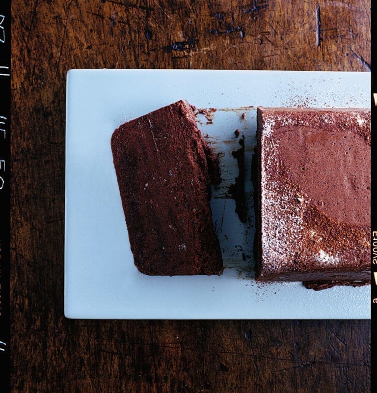 Chestnut and chocolate torte