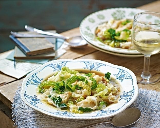 Antonio Carluccio’s zuppa di cavolo Valpellinese