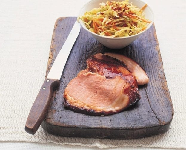 Indian coleslaw with gammon
