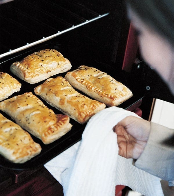 Sausage and caraway pies