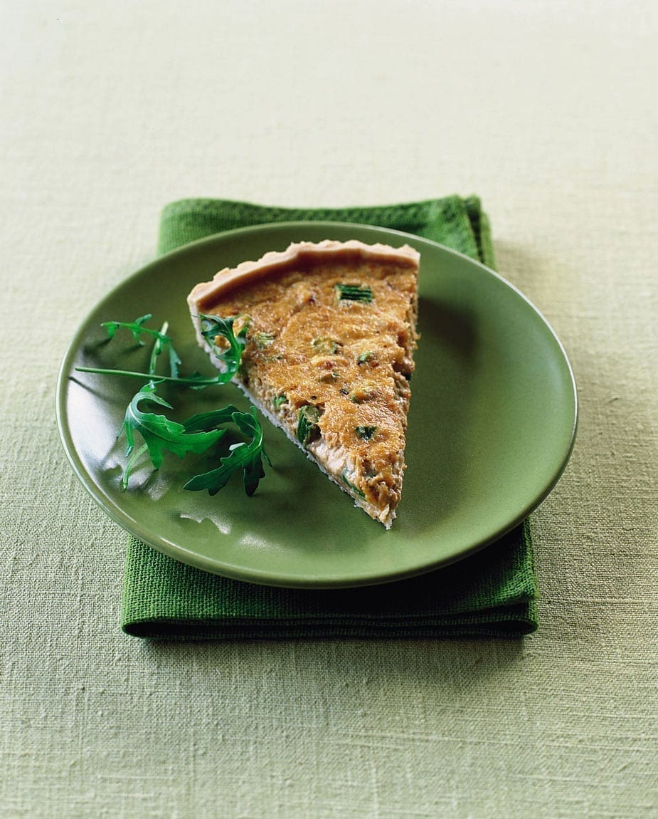 Crab and asparagus tart recipe | delicious. magazine