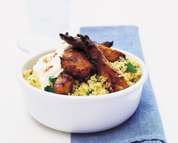 Spicy chicken with couscous