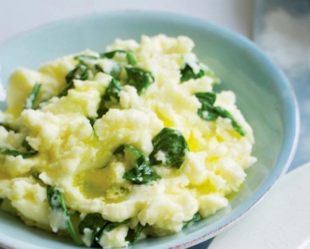 Creamy potato and wild garlic mash