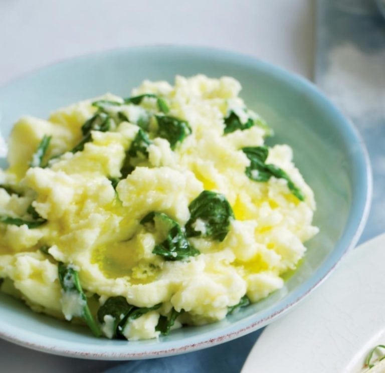 Creamy potato and wild garlic mash