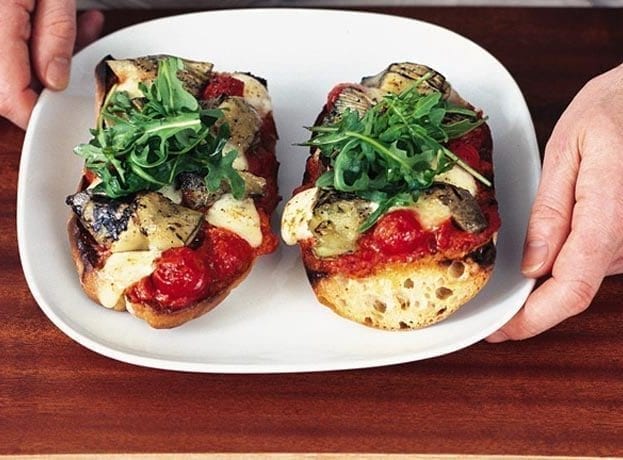 Artichoke, tomato and mozzarella ciabatta