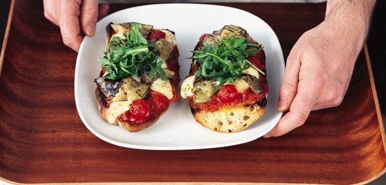 Artichoke, tomato and mozzarella ciabatta