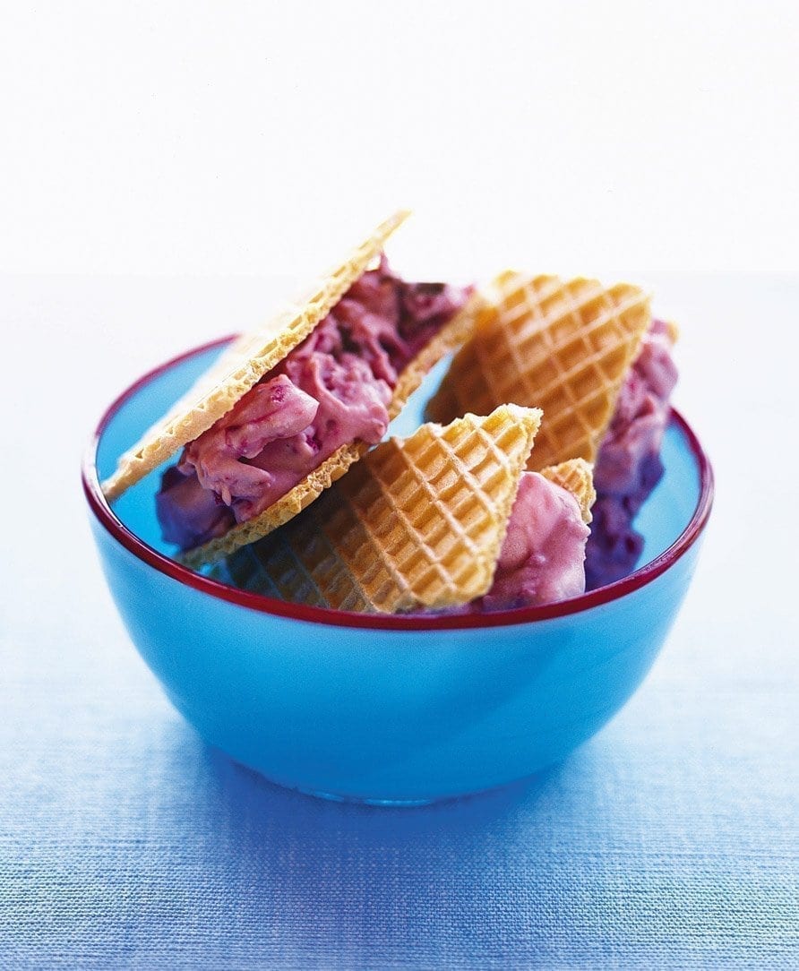 image of Marshmallow and Honeycomb Sandwiches recipe by Delicious Magazine