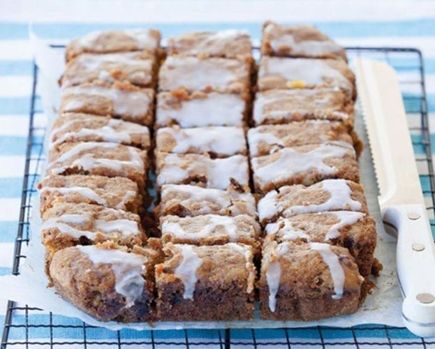 carrot fruit and nut slices