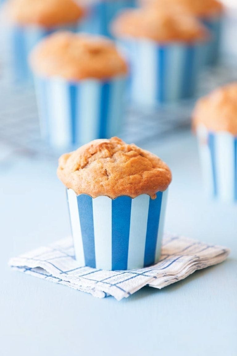 Rhubarb and date muffins