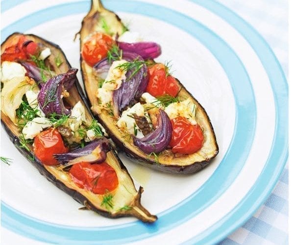 stuffed aubergine