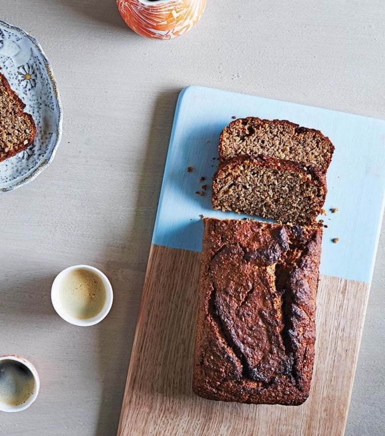 Spiced banana and coconut loaf