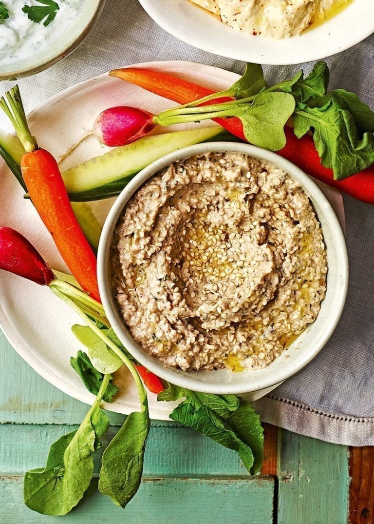 Healthier baba ghanoush