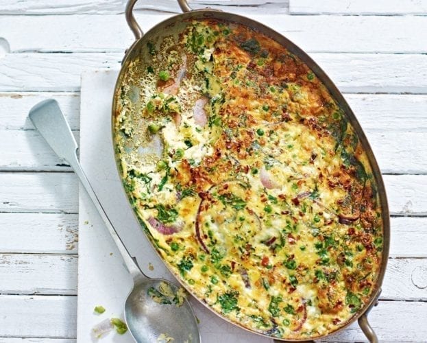 pea frittata