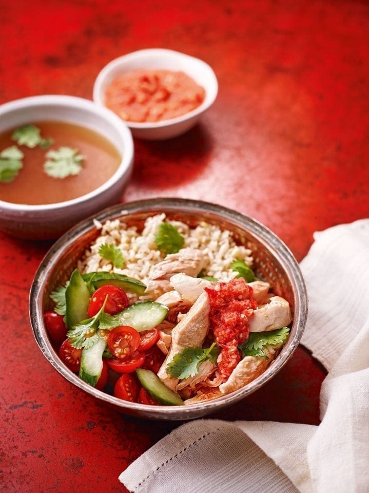 Hainanese chicken rice