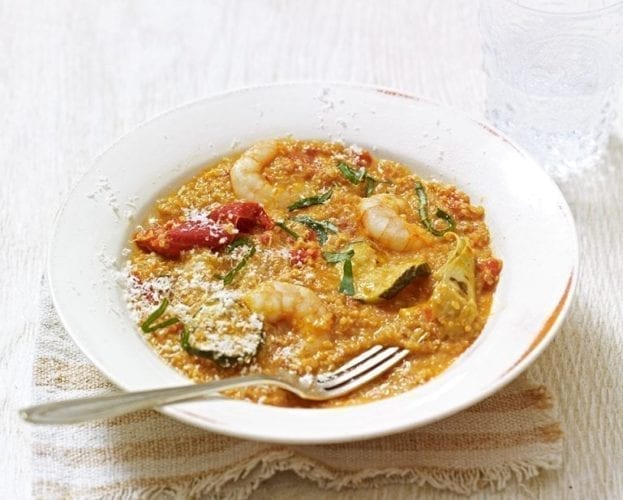 Quick Mediterranean quinoa risotto