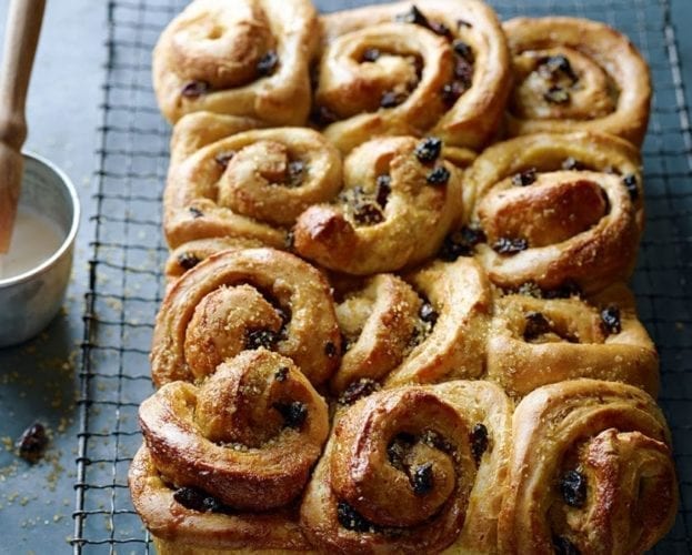 Fig and seville marmalade breakfast buns