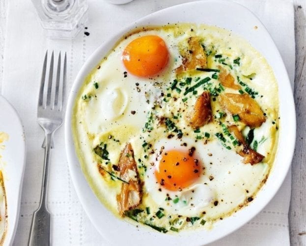 mackerel baked eggs