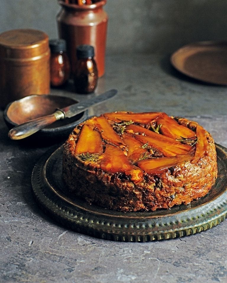 Maple Glazed Parsnip Chestnut And Feta Loaf Recipe Delicious Magazine