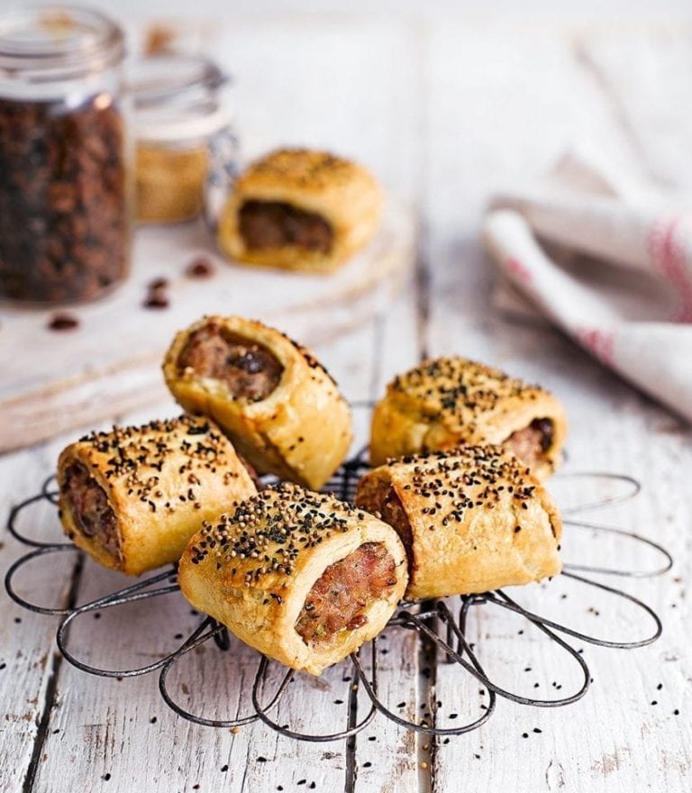 Christmas sausage rolls