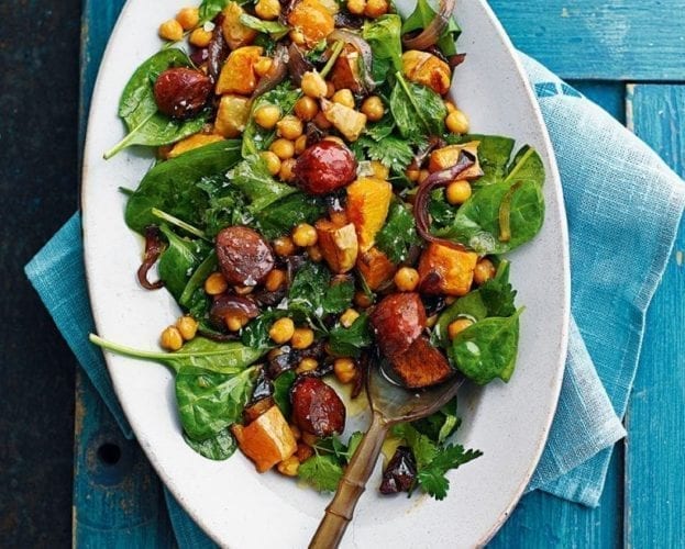 John Whaite’s chorizo and chickpeas braised in cider