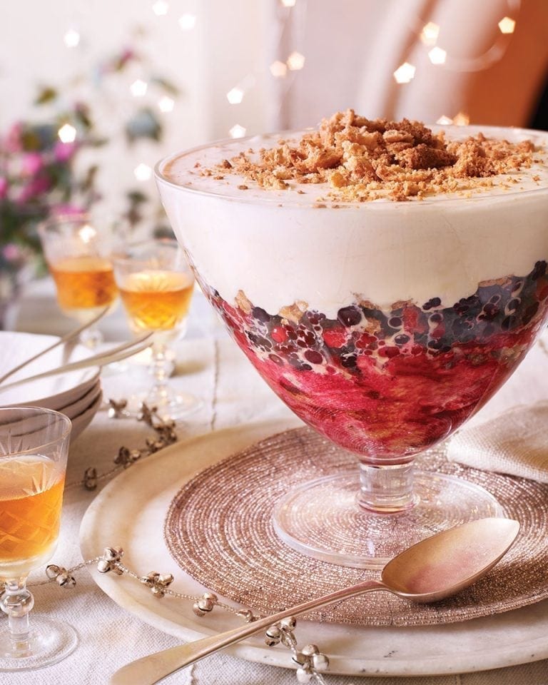 vin santo berries and zabaglione cream trifle recipe