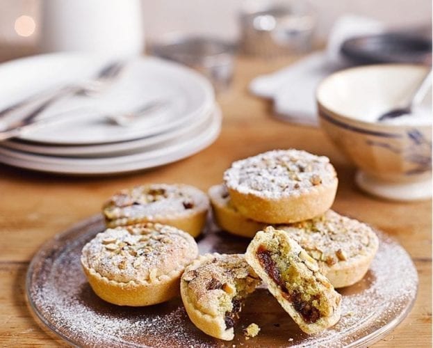 pistachio mince pies