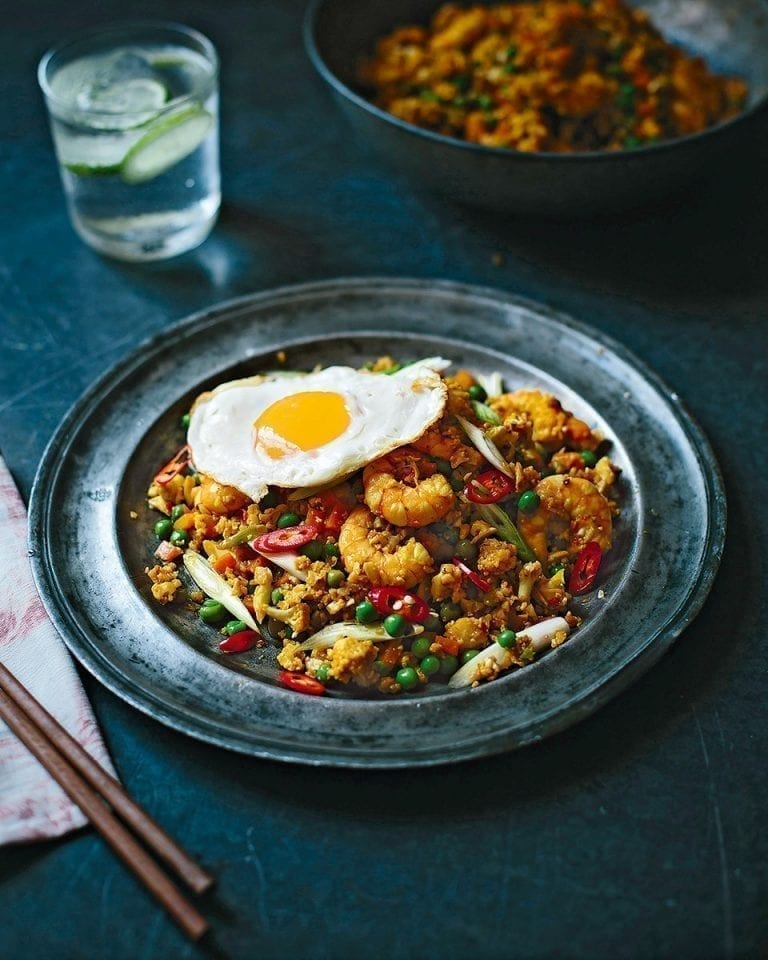 Healthy nasi goreng