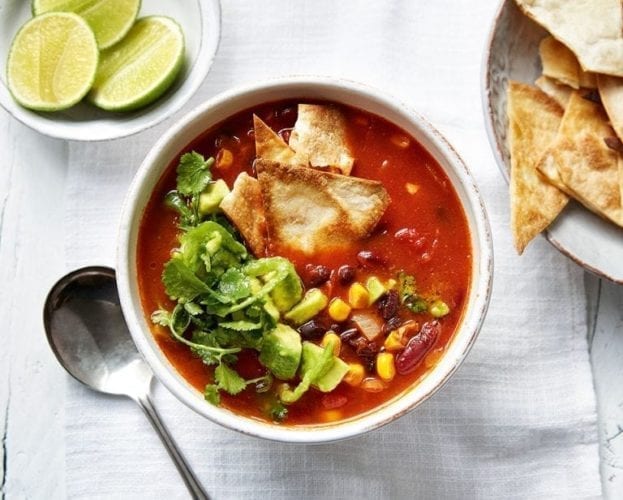 Mexican tortilla soup