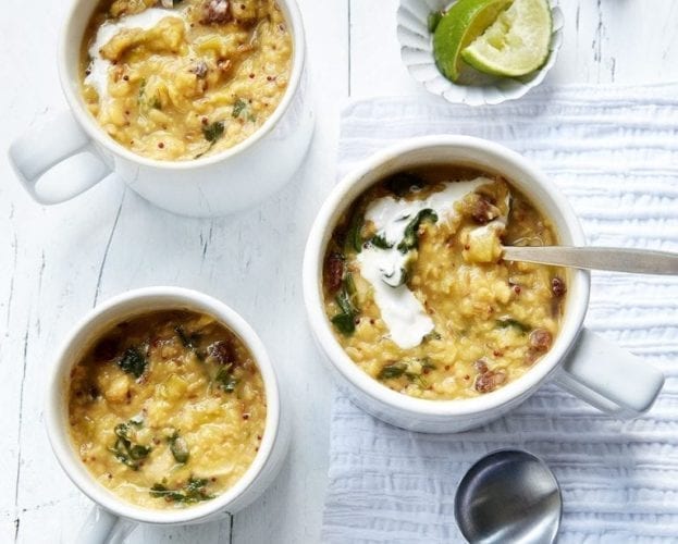 Red lentil dal