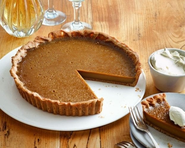 Muscovado tart with mascarpone