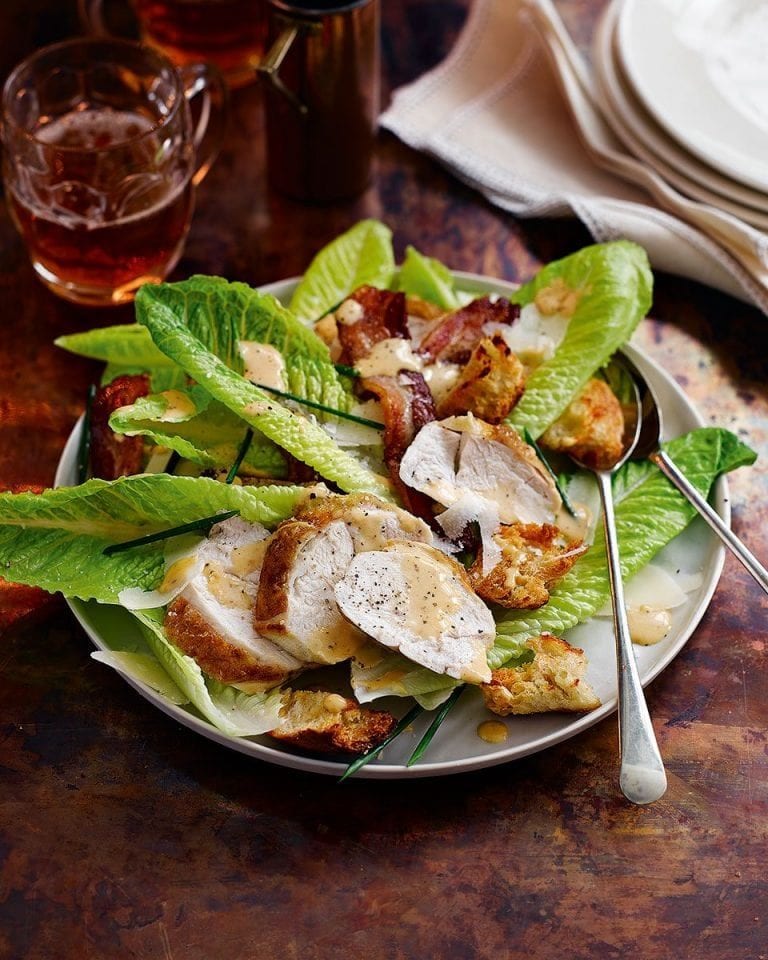 Proper chicken caesar salad